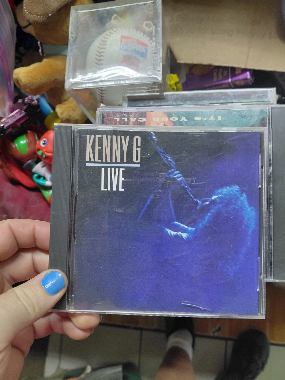 copy of the 1989 Arista Records release, Kenny G Live.